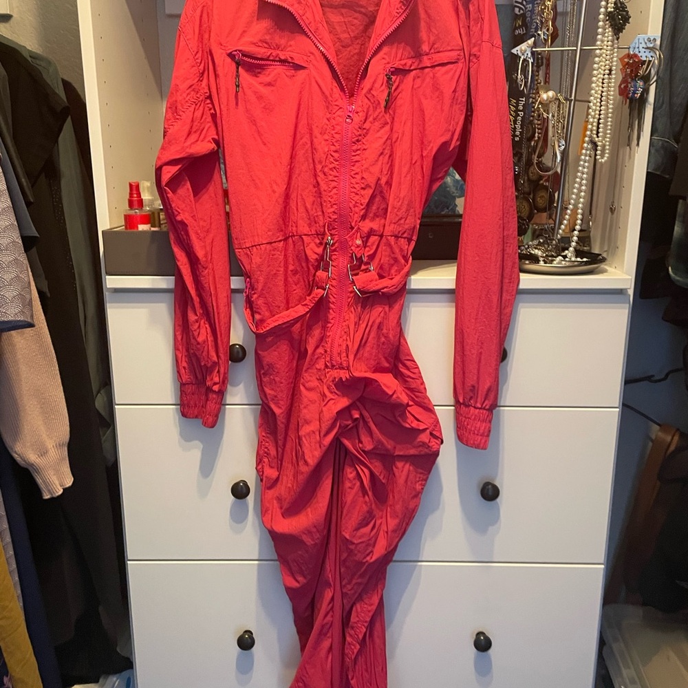 Sporty Forever 21 Hot Pink Jumpsuit